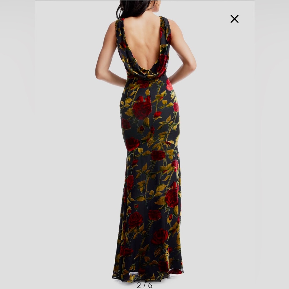 Dress the Population Cherilyn Velvet Mermaid Gown - Picture 5 of 13